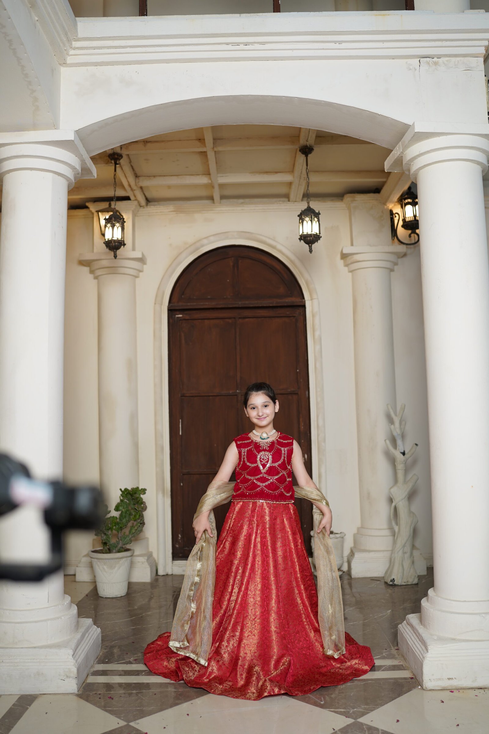 Red Lehnga Choli - Image 2