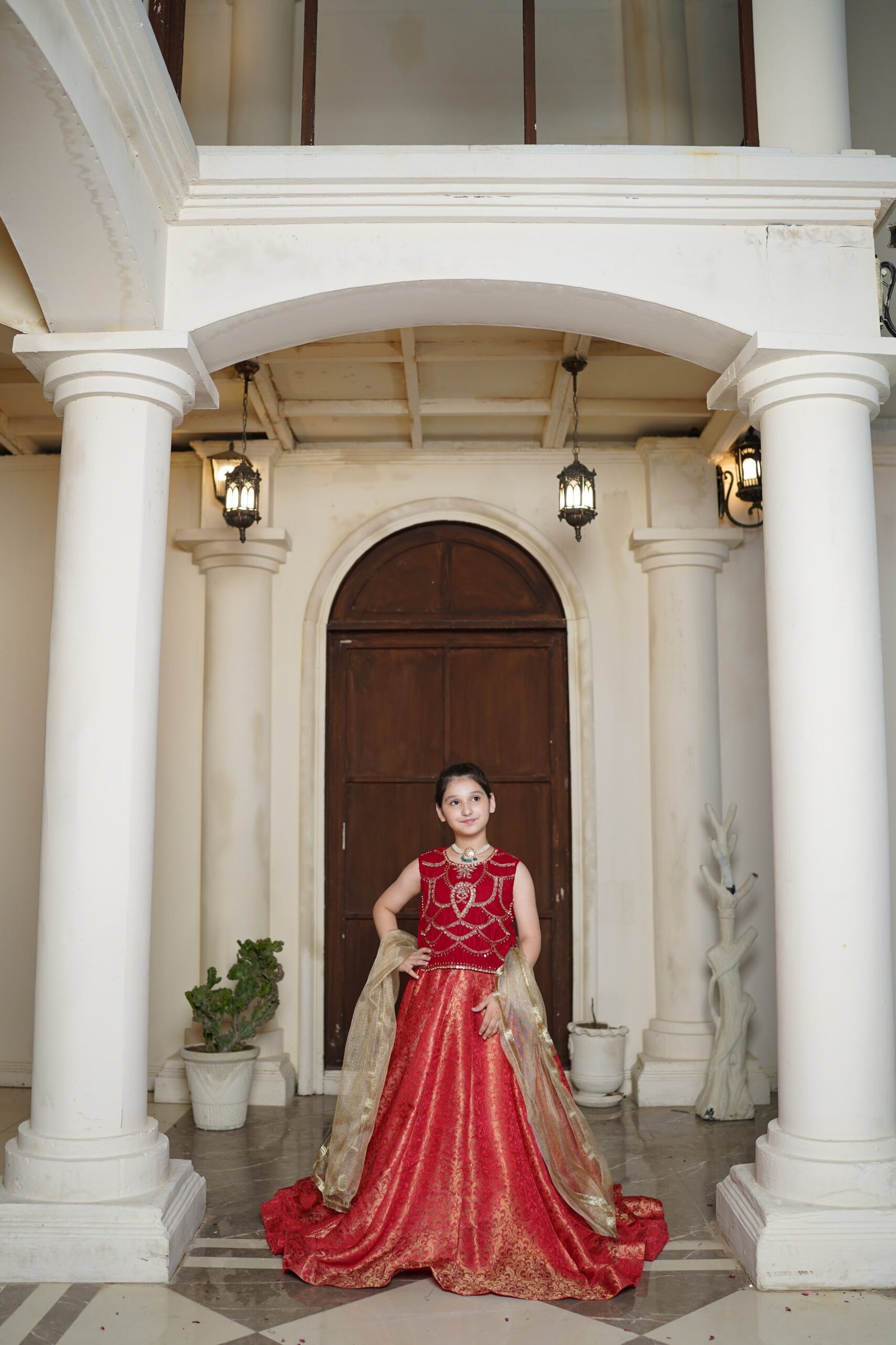 Red Lehnga Choli - Image 9